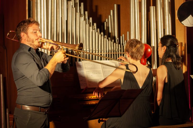 Around the organ and the church of Bourg-Argental